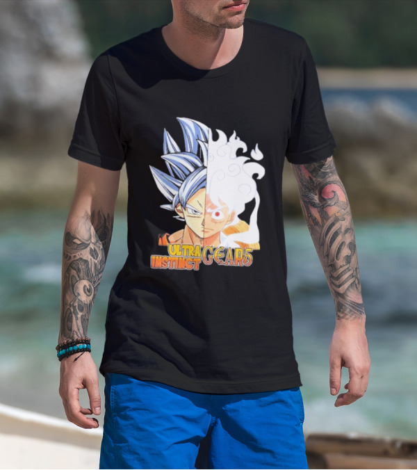 Ultra Instinct Gear 5 Fusion Anime Crossover Duo T-Shirt