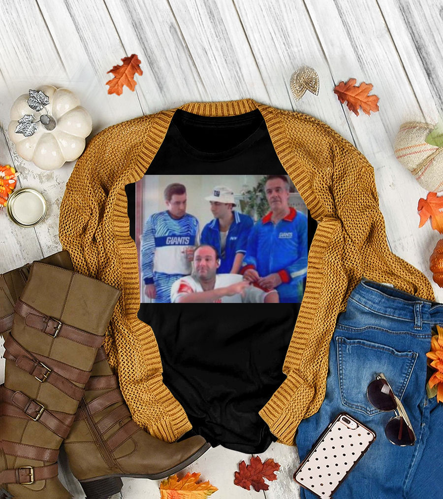 New York Giants Sopranos Mashup Sweatshirt T-Shirt