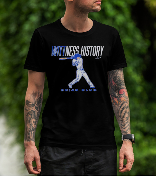 Wittness History Bobby Witt Jr 30/40 Club T-Shirt