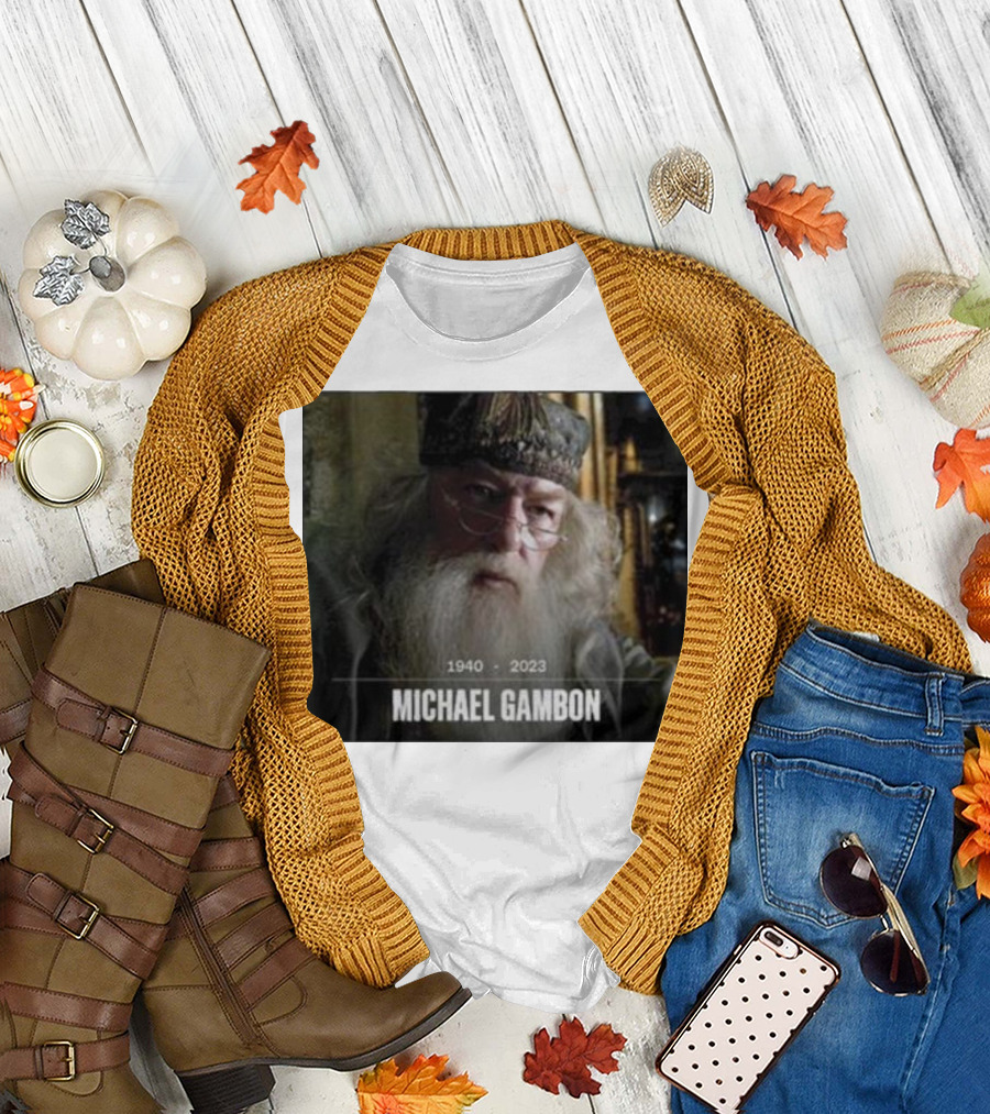 Rip Dumbledore Michael Gambon 1940-2023 T-Shirt