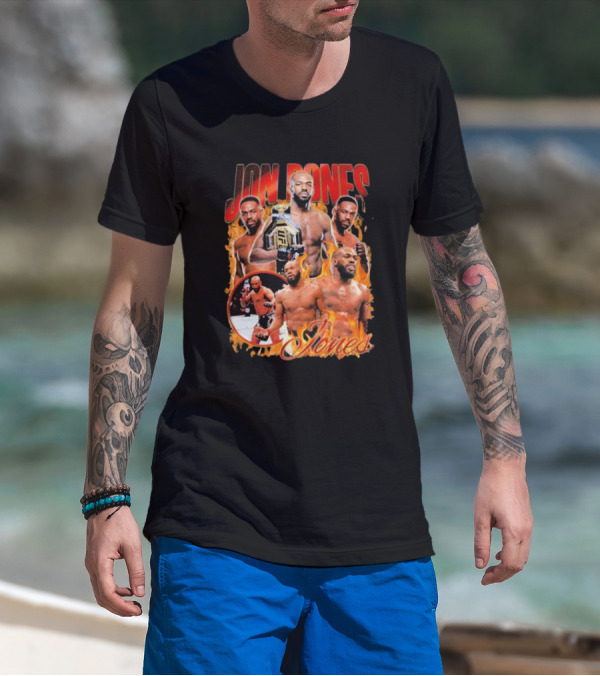 Jon Bones Jones UFC Champion Montage T-Shirt