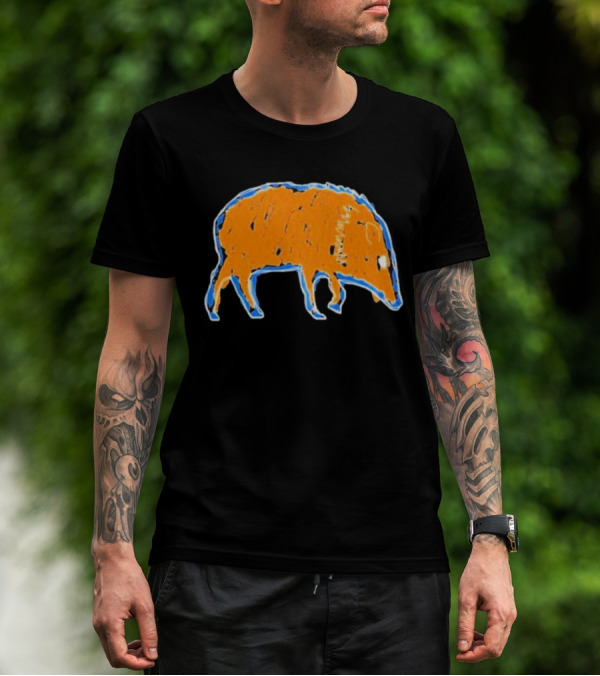 For All The Hogs Orange Boar T-Shirt