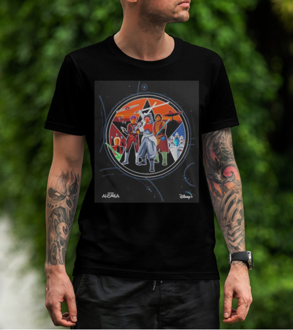 Ahsoka Episode 8 Characters And Starfighters Disney Plus T-Shirt