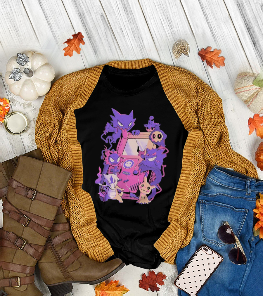 Pokemon Ghost Game Arcade T-Shirt