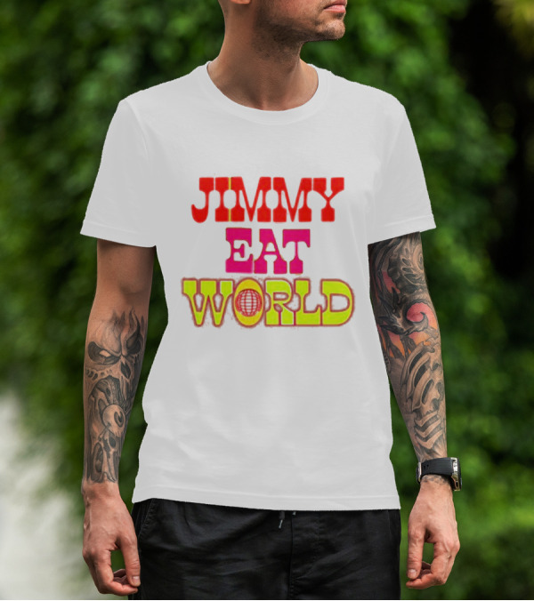 Jimmy Eat World Retro Bubble Lettering T-Shirt