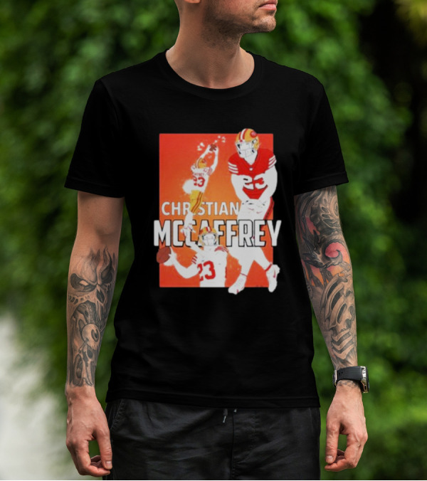 Christian McCaffrey 23 Football Highlights T-Shirt