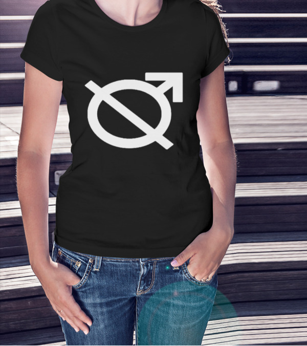 Hitsuji Goods Merch The VHS Doggy Mars Symbol Circle Arrow T-Shirt