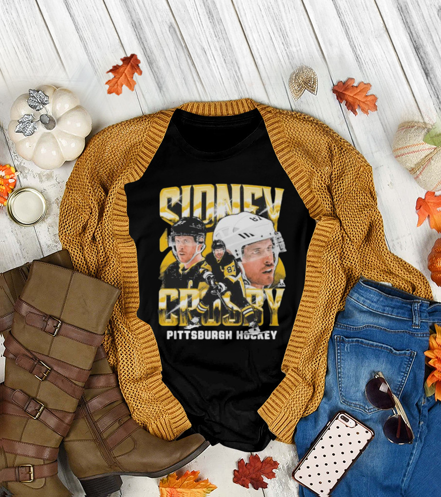 Sidney Crosby Pittsburgh Hockey Vintage 87 T-Shirt