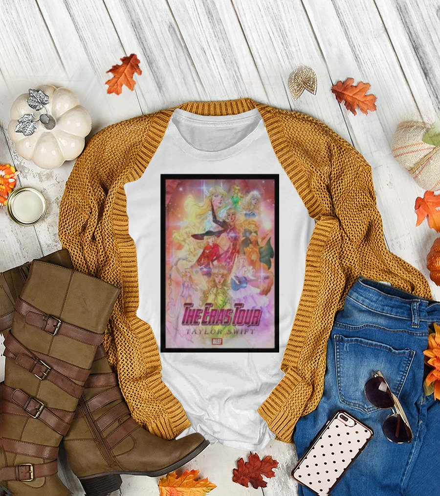 The Eras Tour Taylor Swift Alef Anime Aesthetic T-Shirt