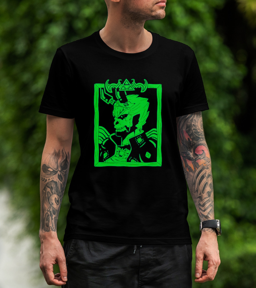 Glow In The Dark Ganondorf Triforce Frame T-Shirt