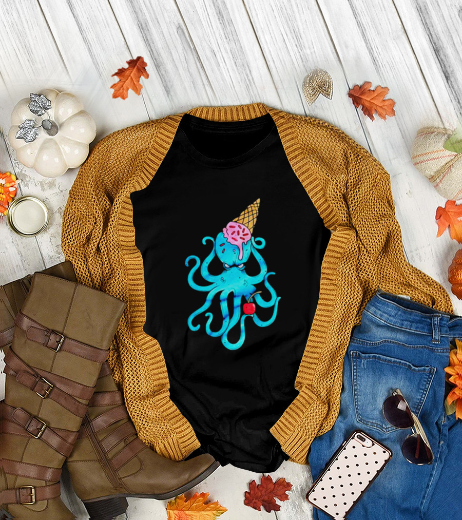Mark Hoppus HMNIM Ice Cream Cone Octopus T-Shirt