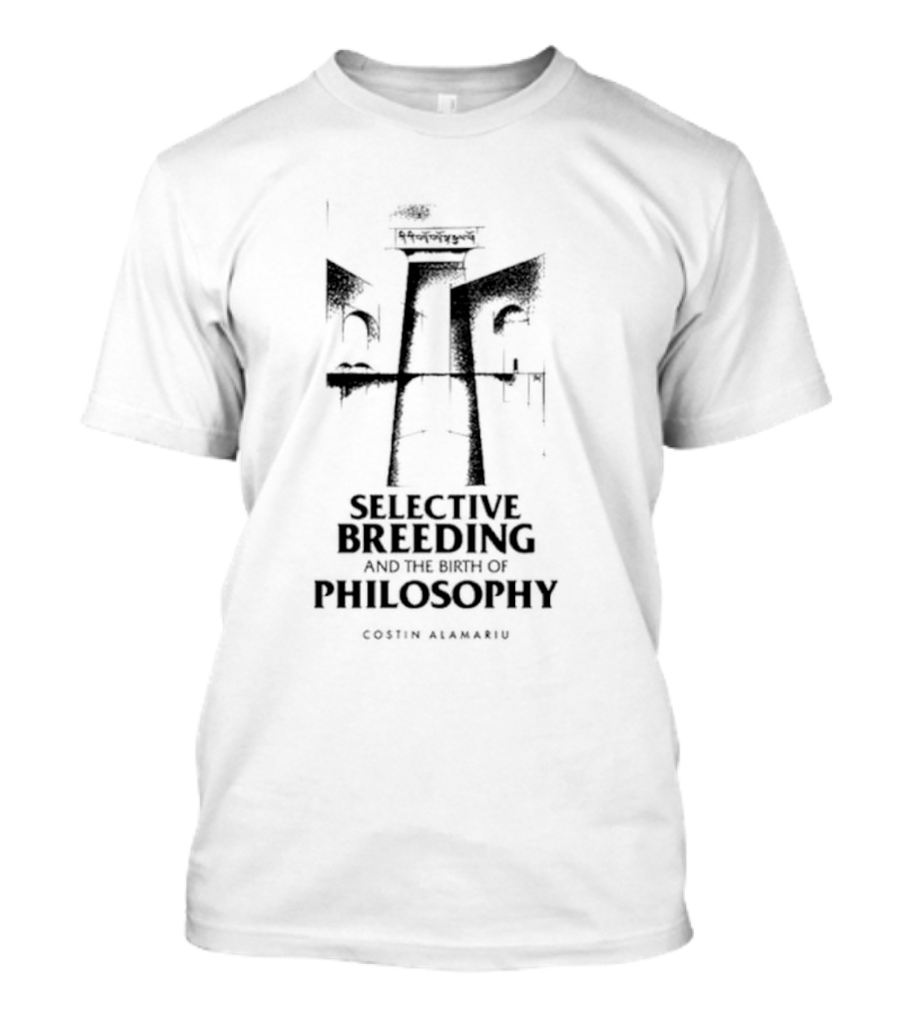 Selective Breeding And The Birth Of Philosophy Costin Alamariu Architectural Pillar Structure T-Shirt
