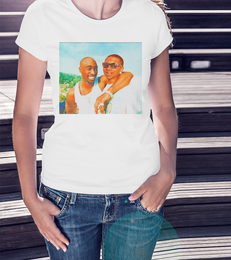 Tupac X Lil B Friendship Vibes T-Shirt