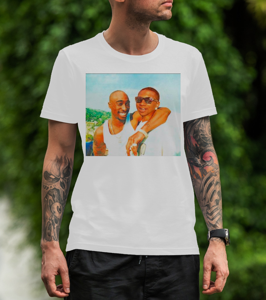 Tupac X Lil B Friendship Vibes T-Shirt