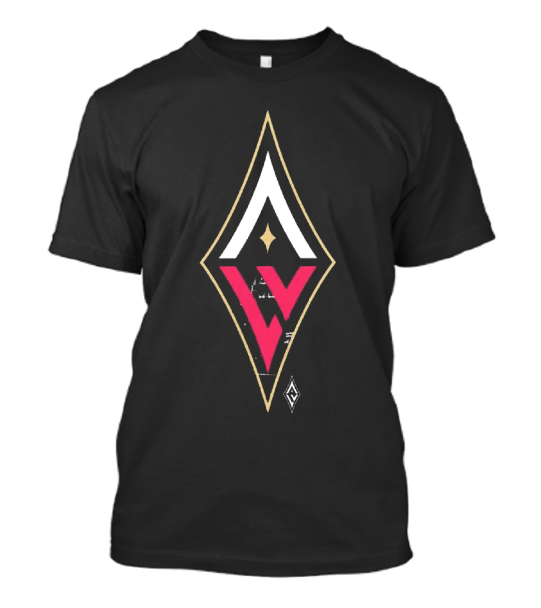 Las Vegas Aces Essentials LV Logo City View T-Shirt