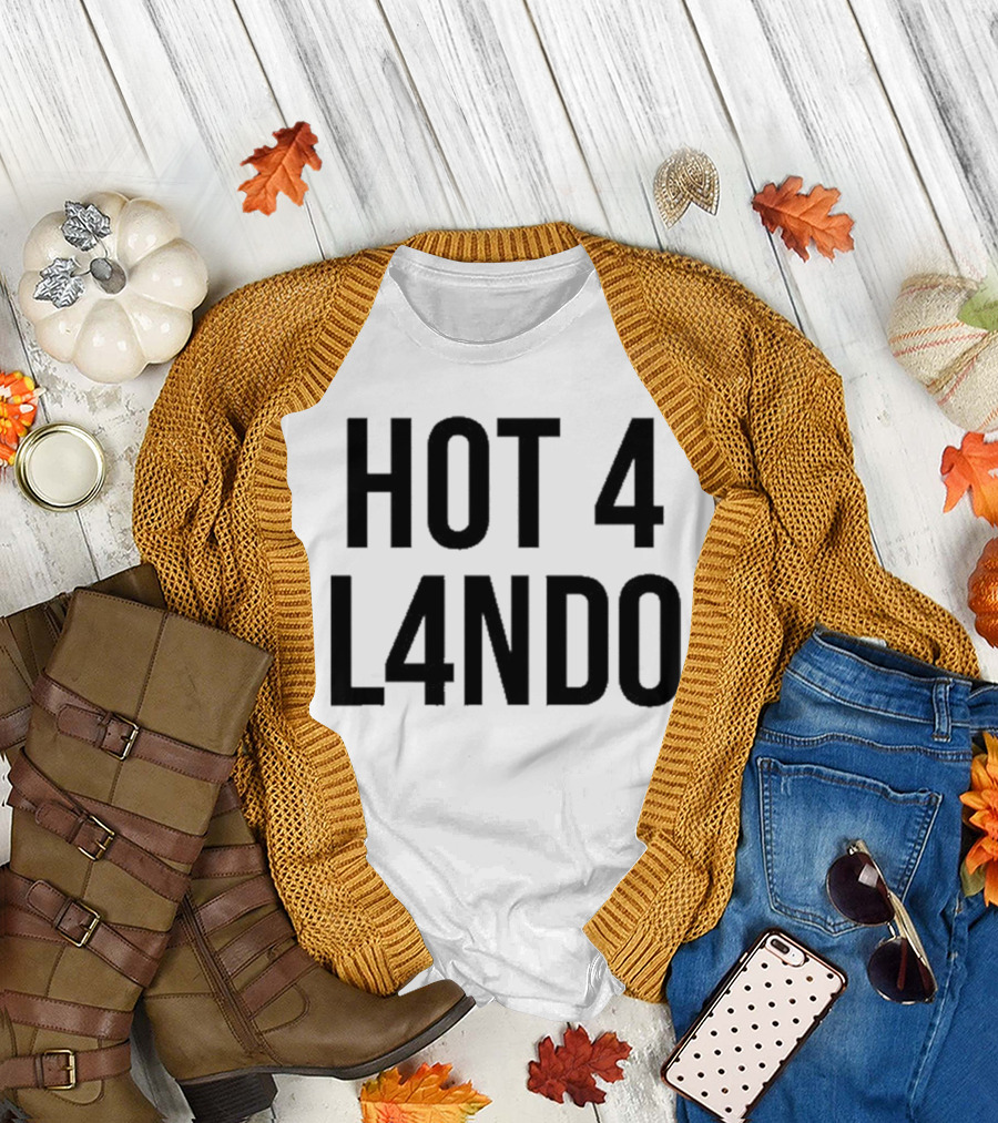 LN4 Hot Number 4 Norris Lando T-Shirt