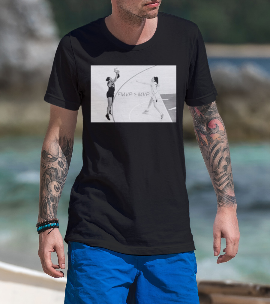 A’ja Wilson FMVP > MVP Basketball T-Shirt