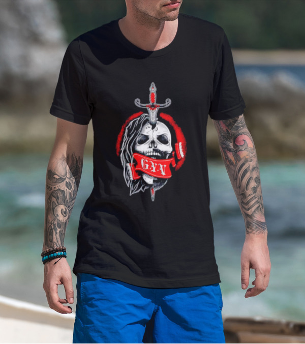 GYV Skull Sword Emblem 202 T-Shirt