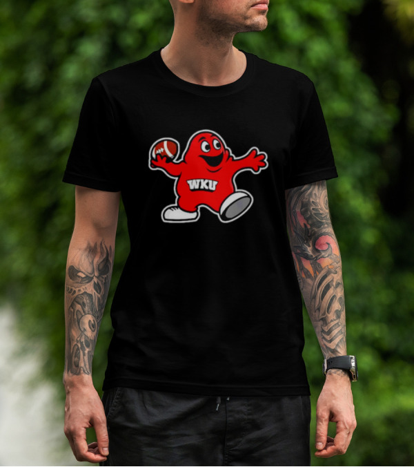 WKU Big Red Football Quarterback Mascot T-Shirt