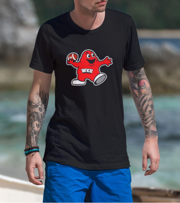 WKU Big Red Football Quarterback Mascot T-Shirt