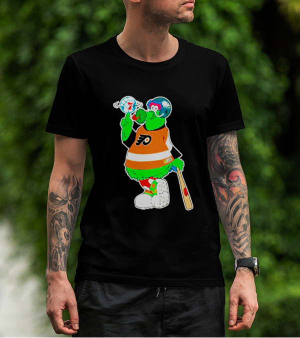 Philly Phanatic Philadelphia Flyers NHL Fan Art Sports T-Shirt