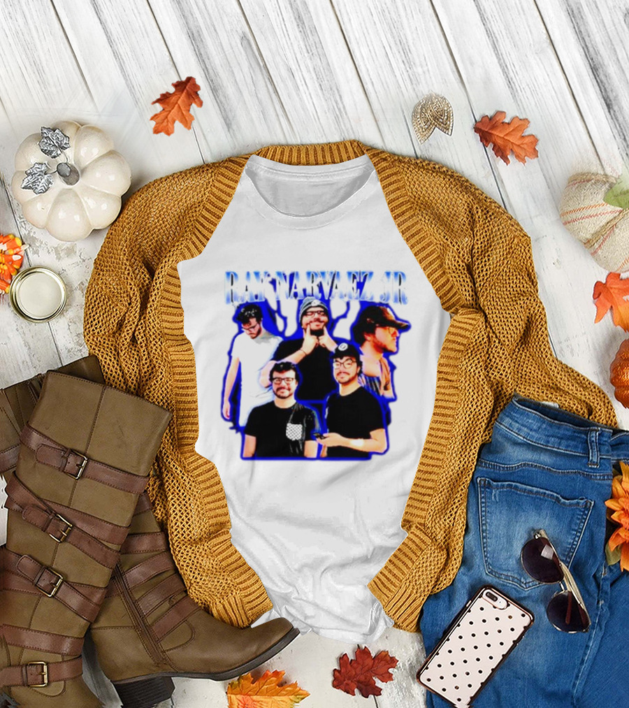 Ray Narvaez Jr Collage of Five Poses T-Shirt