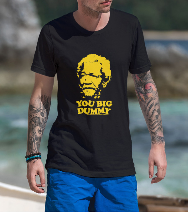 Sanford And Son You Big Dummy Iconic Catchphrase Yellow T-Shirt