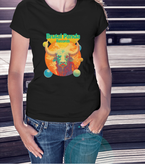 Brutal Panda Records Cosmic Taurus Planetary Aura T-Shirt