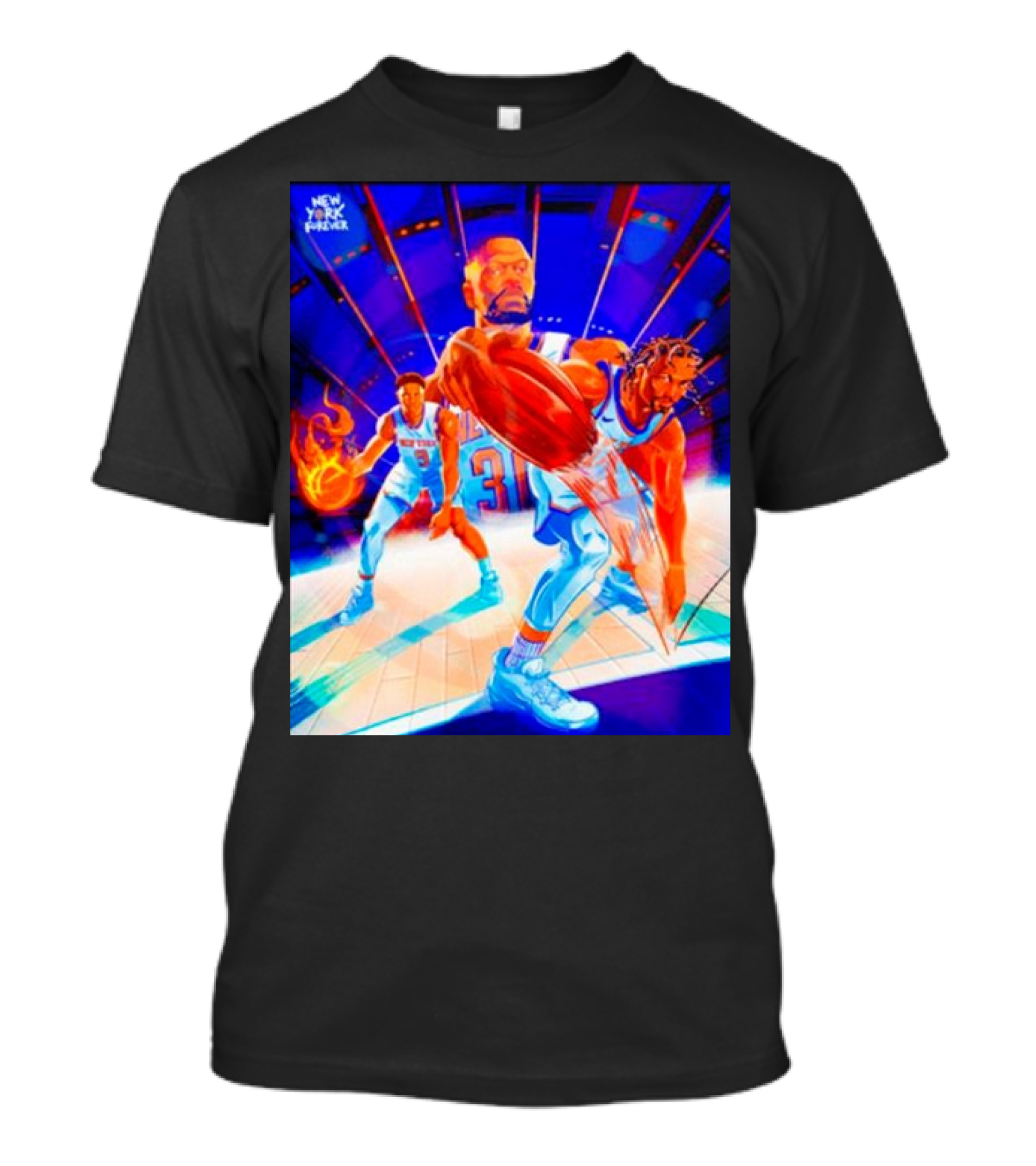 New York Forever Basketball Fireball Legends Stadium Action T-Shirt