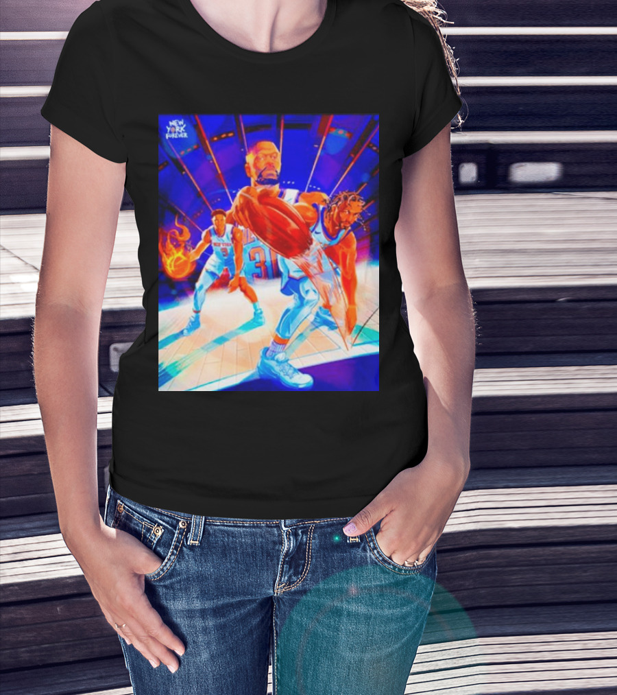 New York Forever Basketball Fireball Legends Stadium Action T-Shirt