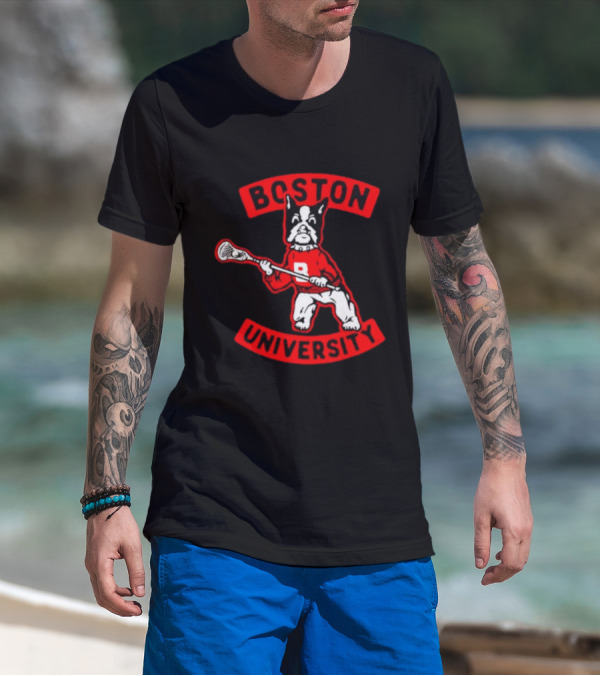 Boston University Terriers Lacrosse Vintage T-Shirt