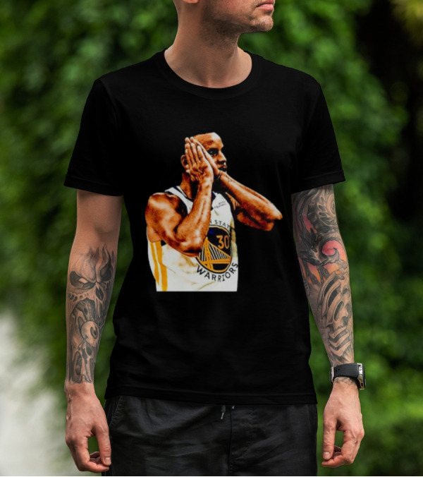 Golden State Warriors Stephen Curry Celebration Fan T-Shirt