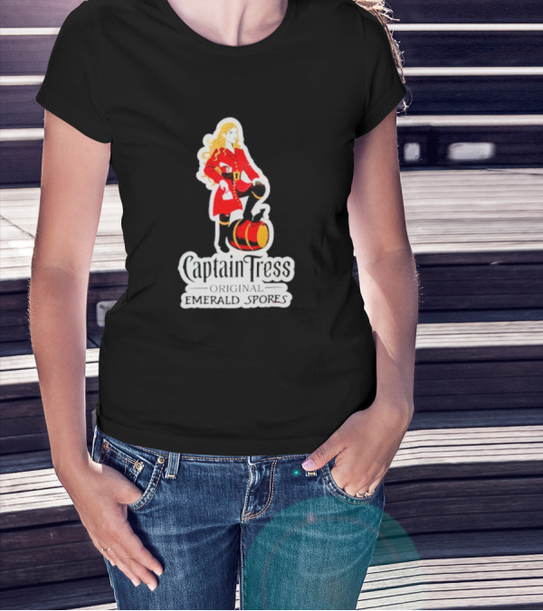 Captain Tress Original Emerald Spores T-Shirt