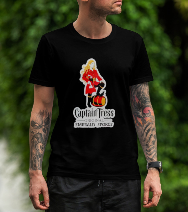 Captain Tress Original Emerald Spores T-Shirt