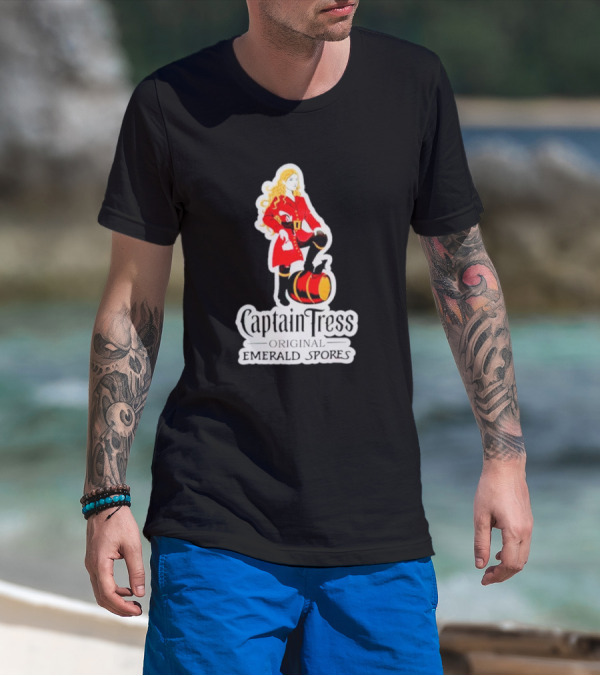 Captain Tress Original Emerald Spores T-Shirt