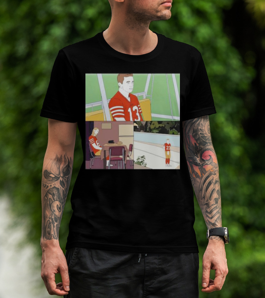 Bye Week Mood Football Reflection Trio T-Shirt