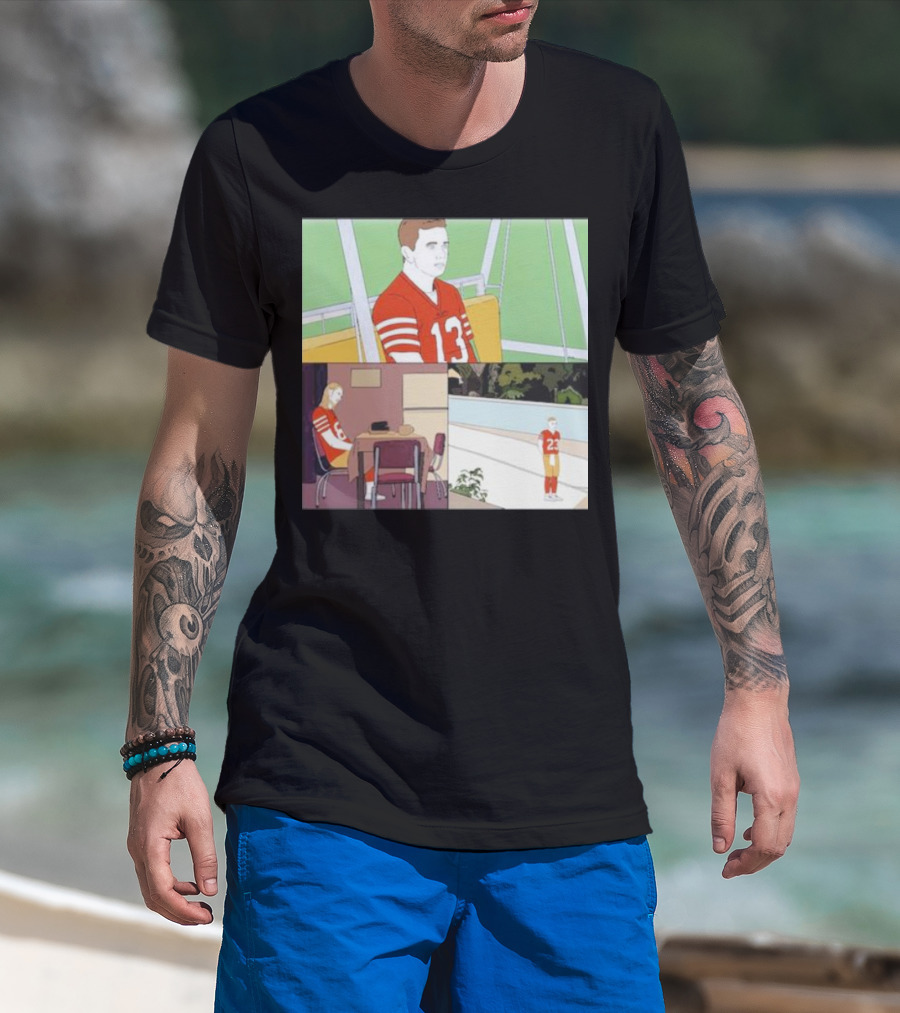 Bye Week Mood Football Reflection Trio T-Shirt