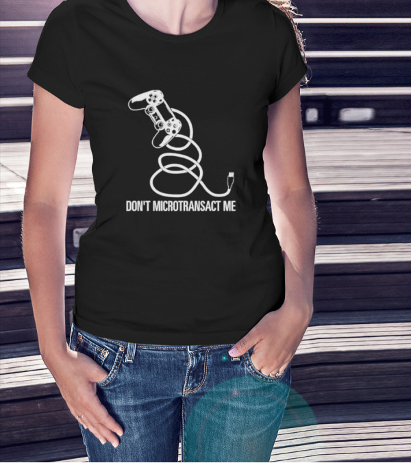 PlayStation Controller Wired Don't Microtransact Me T-Shirt
