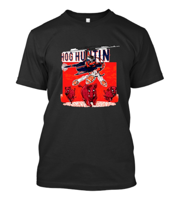 Auburn Tigers Hog Huntin Vs. Arkansas Razorbacks Football Showdown T-Shirt