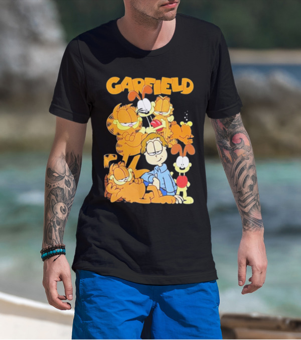 Garfield And Friends Group Character T-Shirt