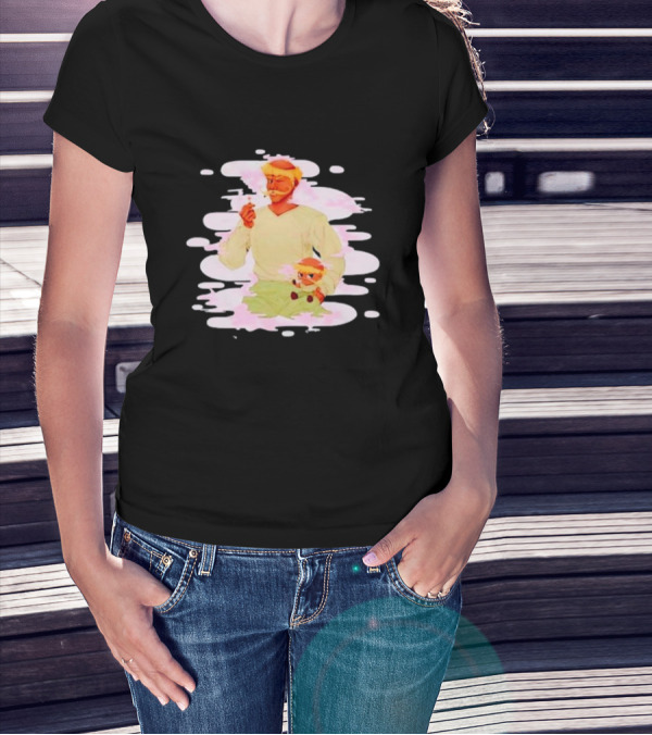 Big And Lil Ditter Smokin' Bonding Session T-Shirt