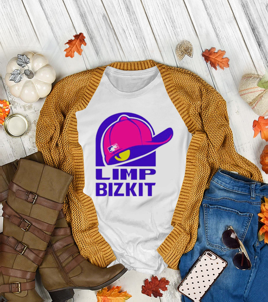 Limp Bizkit Logo with Pink Hat and Taco Bell T-Shirt