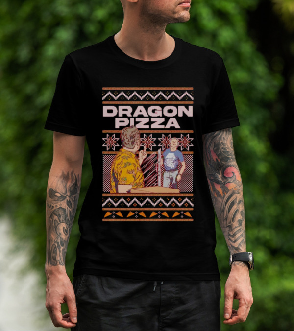 Dragon Pizza Dave Portnoy Retro T-Shirt