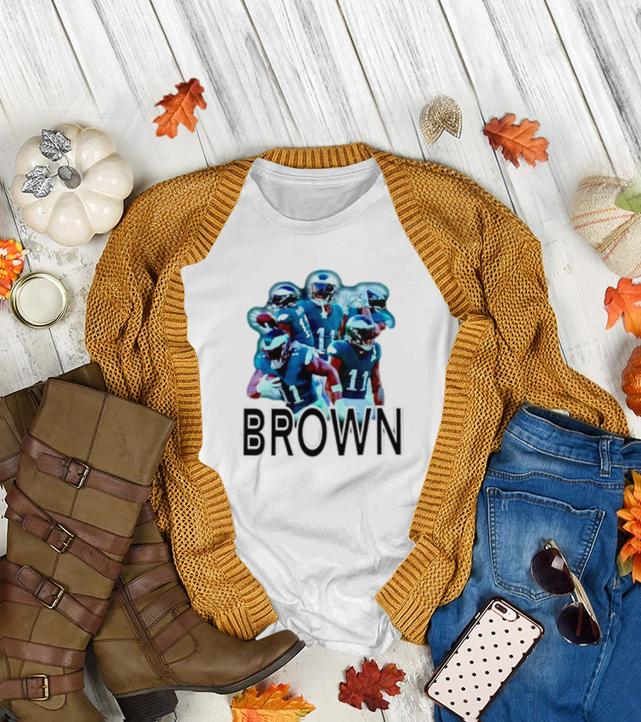 Philadelphia Eagles AJ Brown NFL Football T-Shirt