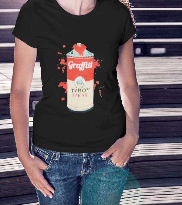 Graffiti TV Boy Spray Can Art Shawn Stockman T-Shirt
