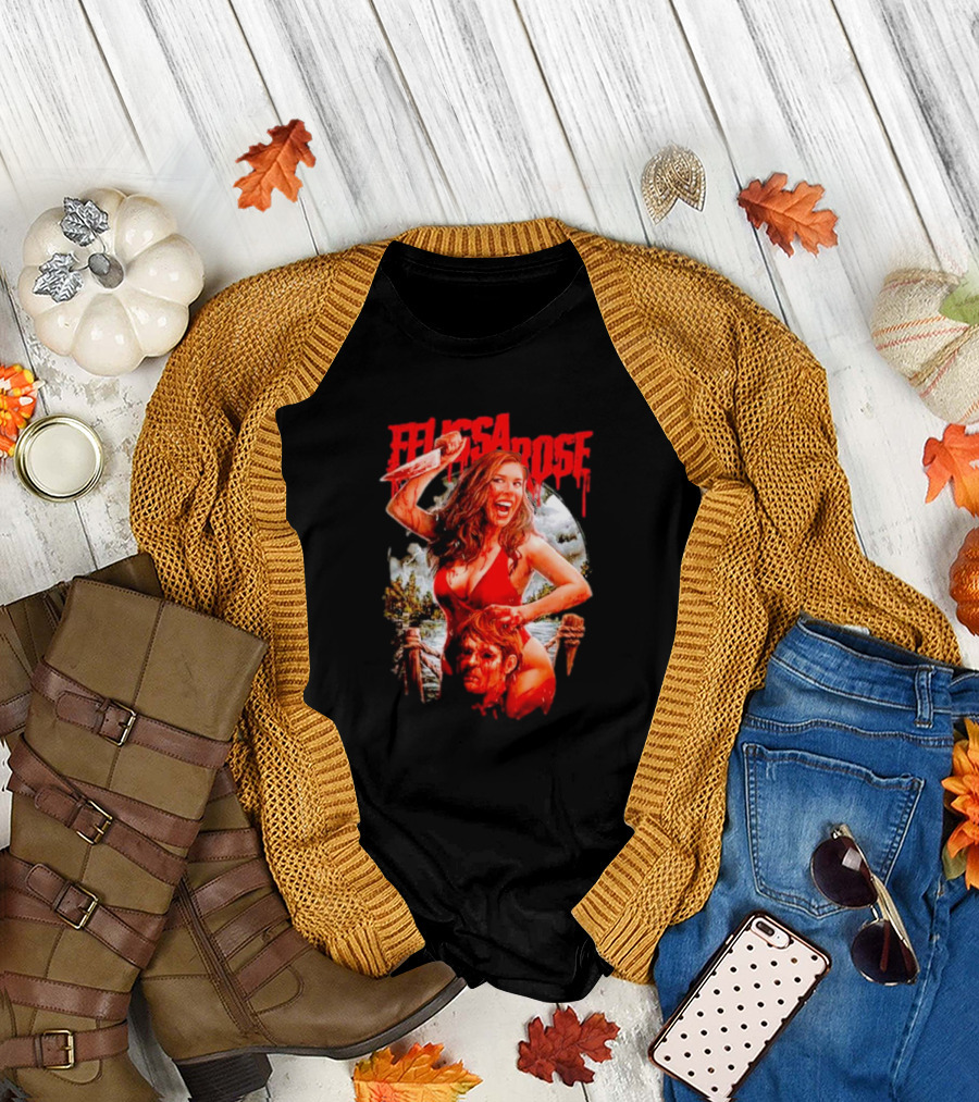 Felissa Rose Off With Your Head Horror Movie T-Shirt