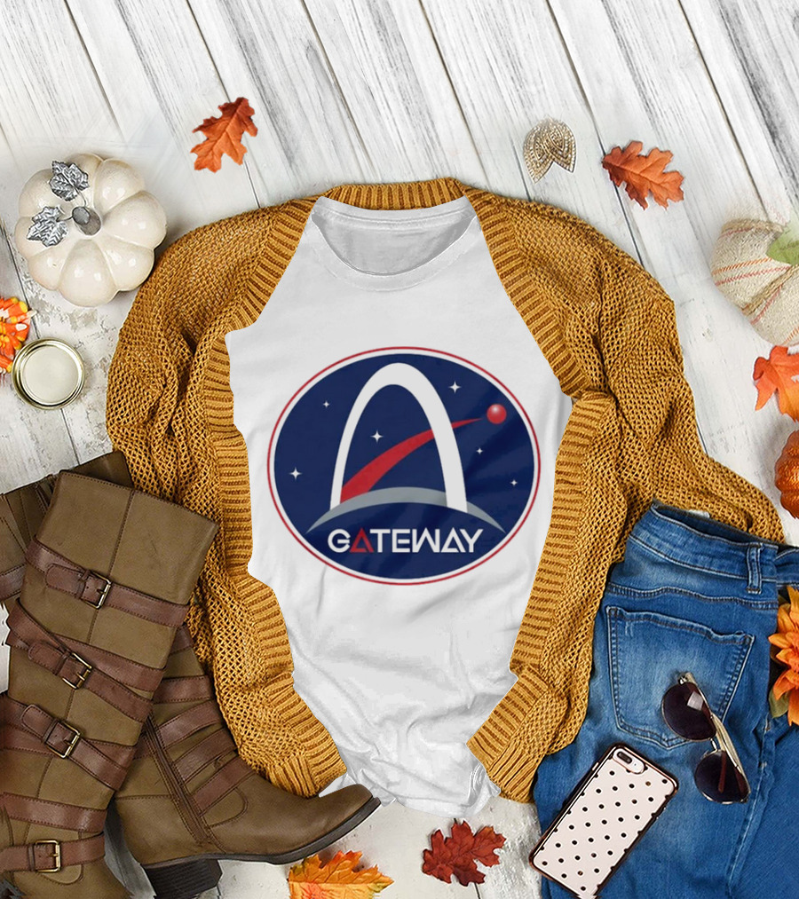 Gateway Program NASA Inspired St. Louis Arch T-Shirt