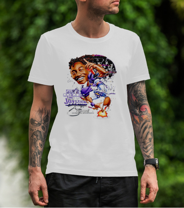 Zay’s Arcade The Joystick Zay Flowers Rookie Season Collaborator T-Shirt