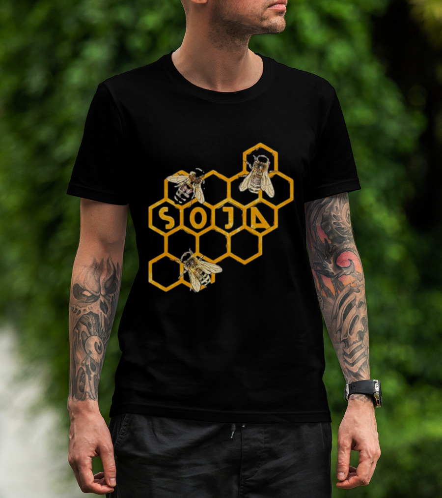 SOJA Bee Honeycomb T-Shirt