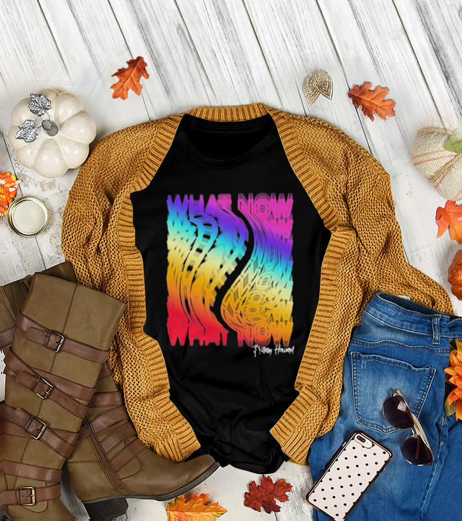 Brittany Howard What Now Colorful Distorted Text T-Shirt